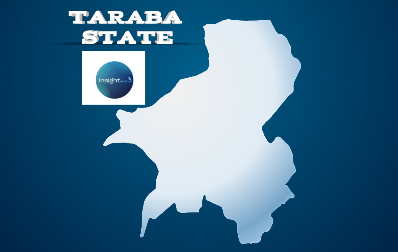file photo of Taraba state map